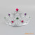 Manufacturer direct selling plastic plating crown hair accessories