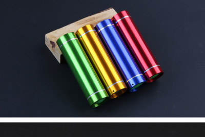 Aluminum alloy strong light torch mini 3 section 7 battery power outdoor gift LOGO customized small hand electric
