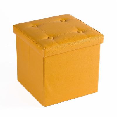 Factory direct sales enhanced pu leather storage who clothing storage boxes can be folded