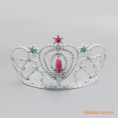 Small plastic plated crown beautiful angel crown lovely princess crown