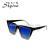 New fashion sunglasses trapezoid personality retro big box multicolored sunglasses 129