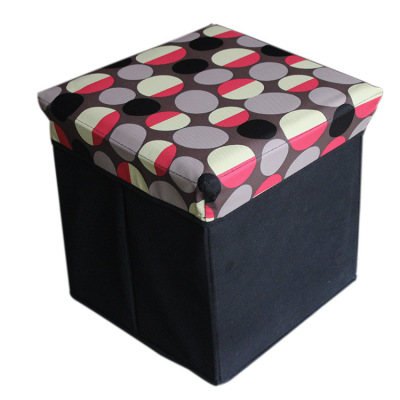Factory direct sale receptacle stool multifunctional collapse sible storage professional production non-woven fabric receptacle stool