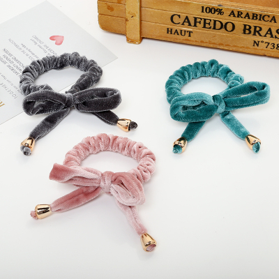 Korean version of the new lovely sweet lady dovetail ring hair ornaments cross knot hair band bowknot hair hoop manufacturers wholesale