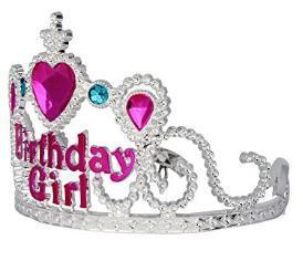 Birthday girl children's birthday girl crown jewels hair