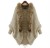 The trend of urban European version of bat sleeve fur collar sweater knit cardigan sweater lady luxury boutique