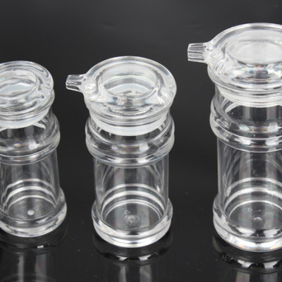 Crystal bottle sauce vinegar jar transparent seasoning bottle storage jar kitchen supplies