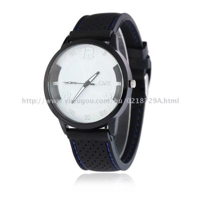 Silicone men's fashion sports youth watch