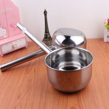 New stainless steel large gourd ladle kitchen thickening long handle non - magnetic hand scoop thick solid fall 