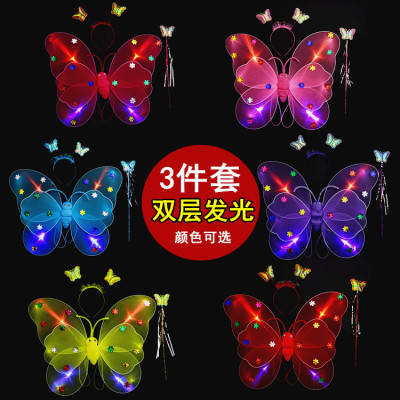 Butterfly wing fairy double angel wings three sets of 61 show props wholesale