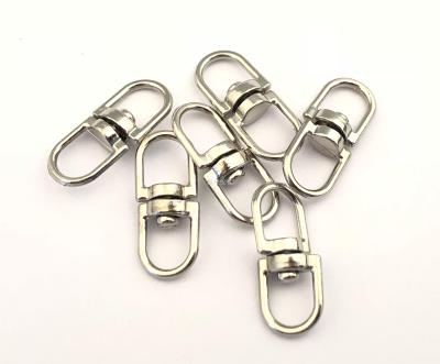 DIY key ring key 8 word buttons yueliang metal accessories accessories key ring hanging key accessories wholesale