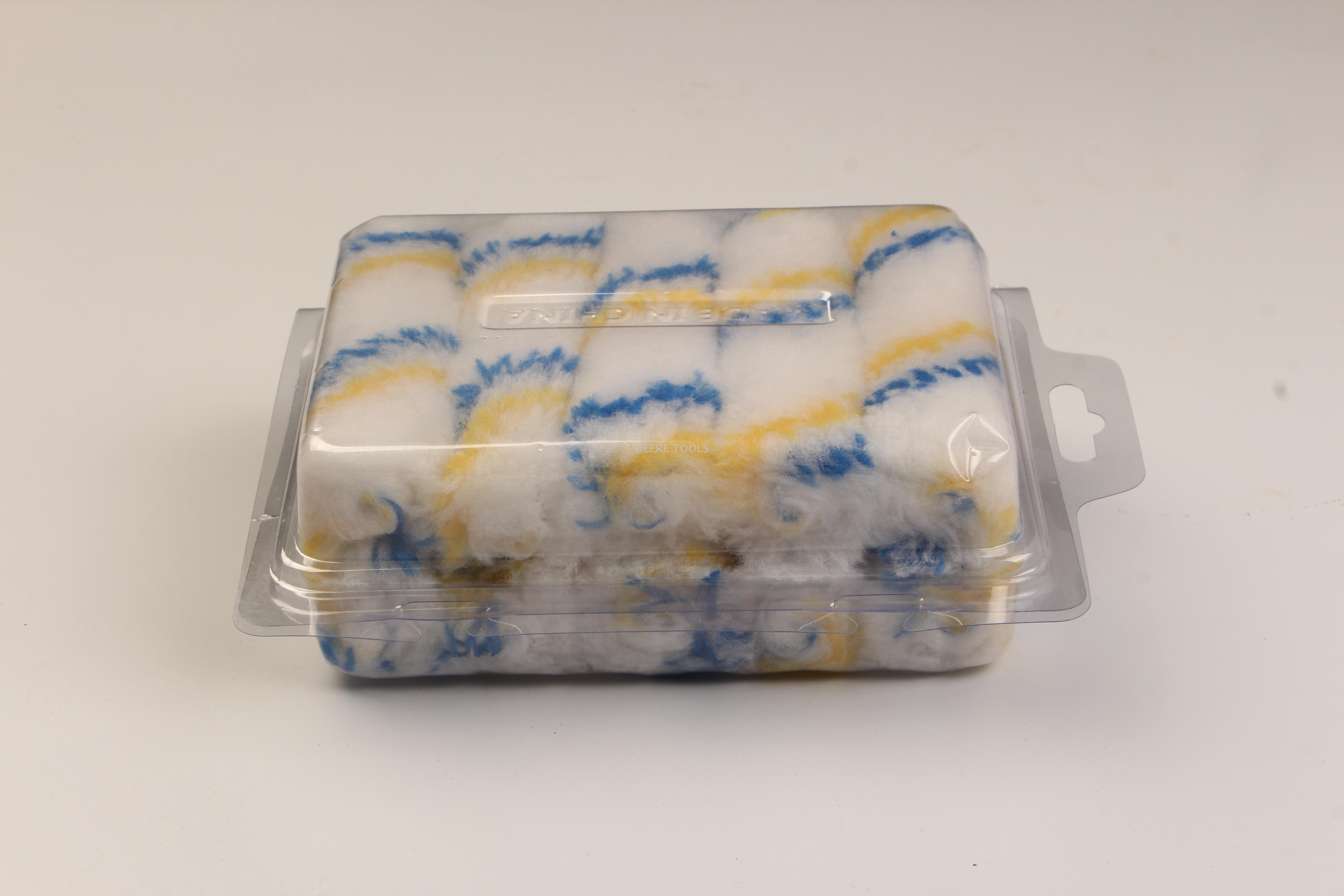 4寸滚筒刷 小拇指滚芯油漆涂料乳胶漆迷你滚筒4寸船刷小滚筒毛刷