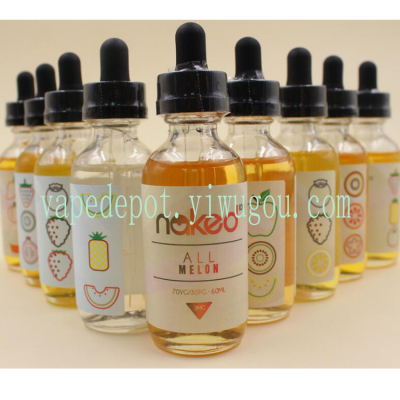 Electronic cigarette oil naked 60ml glass bottle tobacco oil