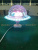 Big flying saucer seven color lights U disk MP3 bluetooth flying saucer magic ball with remote control