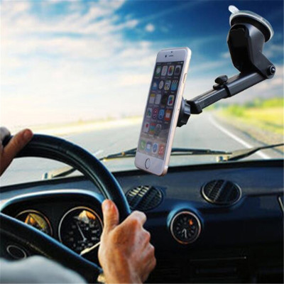 Vehicle telescopic arm magnet mobile phone stand vehicle dashboard navigation stand