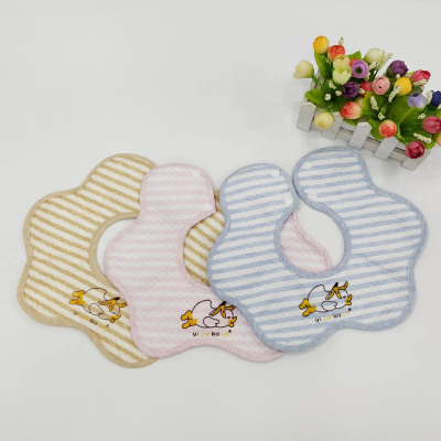 Baby warm color cotton planch pig is resistant bib children's tissue towel