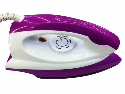 A dry iron for household use