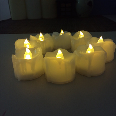 Tears yellow flash remote control LED electronic candle valentine's day proposal love LED candle lamp