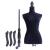 MargTina Black Female Mannequin Torso Dress Form Clothing Display 