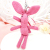 Cute rabbit knit doll key chain fashion student bag hanging a small gift