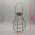 Handmade iron lantern pendant led solar lamp solar lamp garden decorative iron