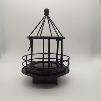 Iron garden decorative arts and crafts led solar lamp iron lantern decorations outdoor garden products