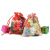 Customized Christmas Gift Gauze Bag Christmas Candy Drawstring Gauze Bag Christmas Pattern Gauze Bag Wholesale