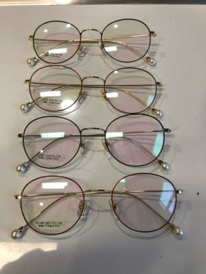Fashion Metal Anti-Radiation Plain Glasses