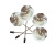 Factory direct sale of high - grade cloth art handmade camellia long brooch brooch