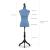 MargTima Female Mannequin Torso Dress Form with Wood Tripod Stand Pinnable Size