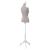 Female Mannequin Torso Body Dress Form with White Adjustable Tripod Stand for Clothing Dress Jewelry Display