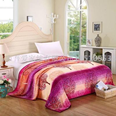 Summer blankets thickened with flannel blankets terry towels covered with blankets to keep warm double bed sheets