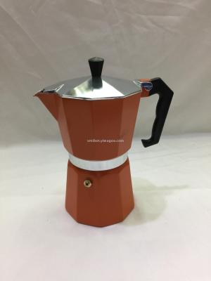 Italian mocha coffee pot household octagonal aluminum coffee pot extra-strong mocha coffee pot coffee appliances