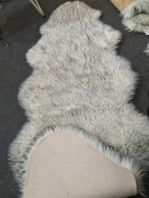 Plush carpet living room family bedroom bedside white imitation wool bay window mat customized