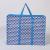 Relaxed simple lattice non-woven bag dot triangle handbag non-woven bag duffel bag