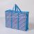 Relaxed simple lattice non-woven bag dot triangle handbag non-woven bag duffel bag