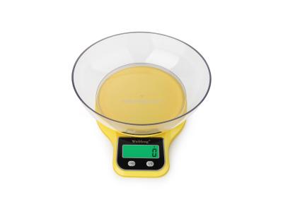 New type kitchen electronic scale, stainless steel with bowl kitchen scale WH-B21L, baking special