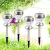 Supply White Light Solar Lamp Stainless Steel Plug-in Lawn Lamp Outdoor Lighting Lamps Wholesale
