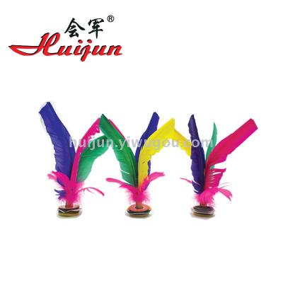 In the large coloured feather shuttlecock sports HJ-K2021
