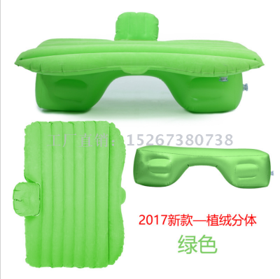 Automobile lathe travel bed car inflatable mattress car shock mattress separate body flocking inflatable bed air cushio