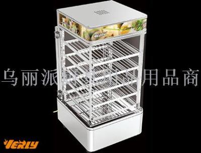 Steam Heated Display Cabinet Display Cabinet Made of Glass Steamed Bread Egg Tart Display Cabinet