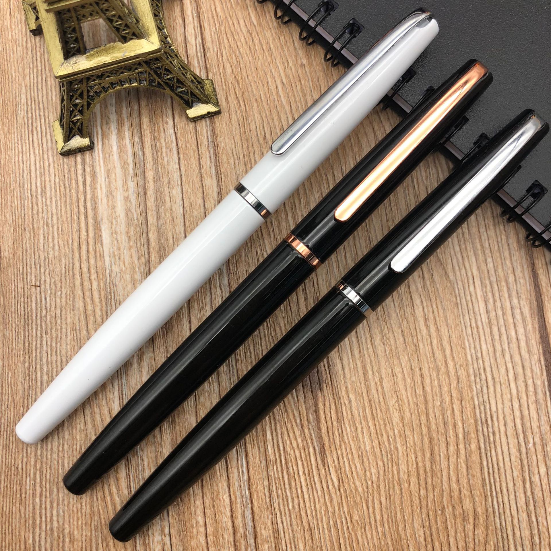 新款定制金属签字笔转动金属宝珠笔中性笔商务礼品广告笔可印logo