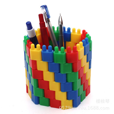Rocket cartridge head plastic granule building blocks children puzzle jigsaw puzzle manufacturers direct taobao dedicated