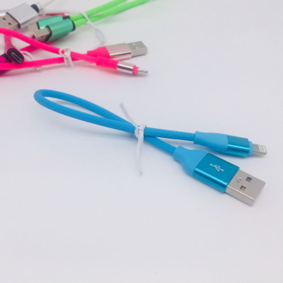 Micro USB with 25 cm data cable for android iphone charging line mobile power distribution