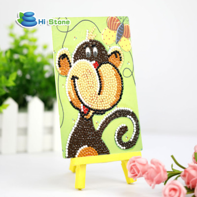 Children diy educational toys cardboard drawing cross embroidery diamond painting 10*15