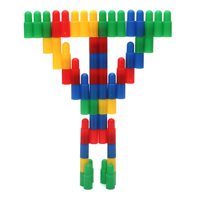Big bugle dot children's plastic 4-6-year-old baby assembler toy manufacturer direct sale