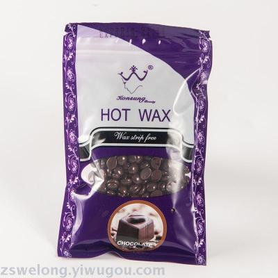 Hair removal wax bean without strips 100g chocolate flavor