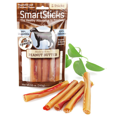 Pet food snack contributed gum cleanser bone chicken roll stick