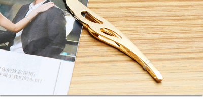 Cool meimei clip wholesale eyebrow shaping tool gold - plated eyebrow forceps eyebrow clip beauty tool 9235