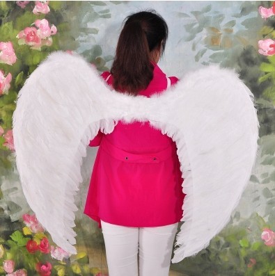 Custom 1 meter *80 large wings perform props wedding props, wedding props, cosplay props, angel feather wings