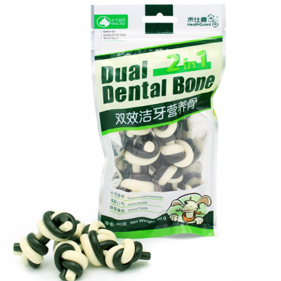 Pet snack secregum cleans teeth dual bone - effect of nutritional bone